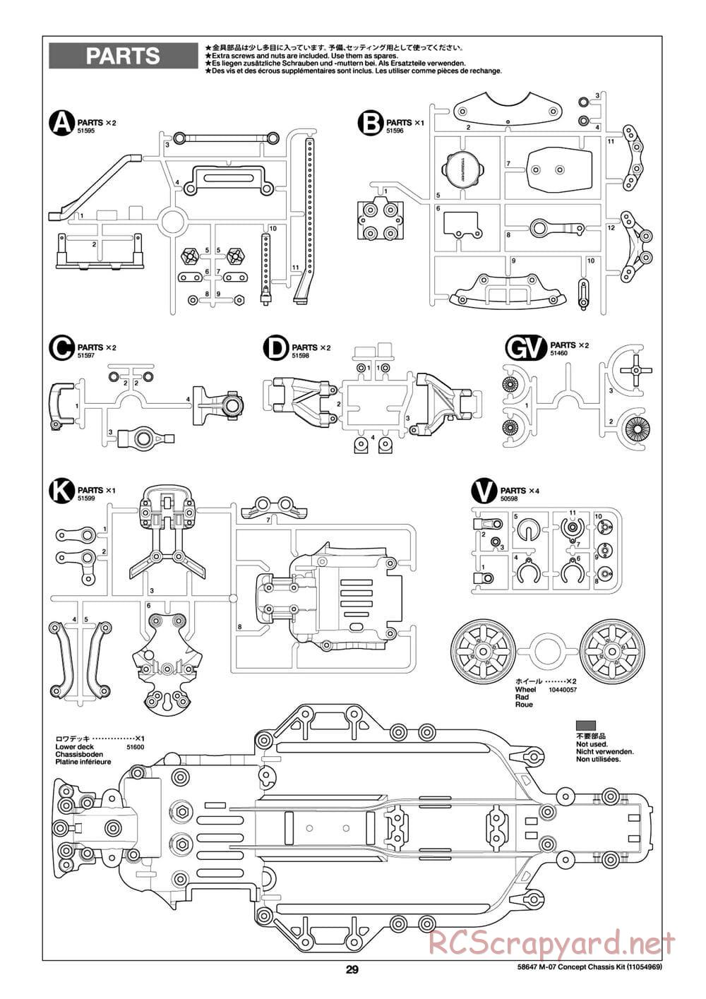 Tamiya - M-07 Concept Chassis - Manual - Page 29