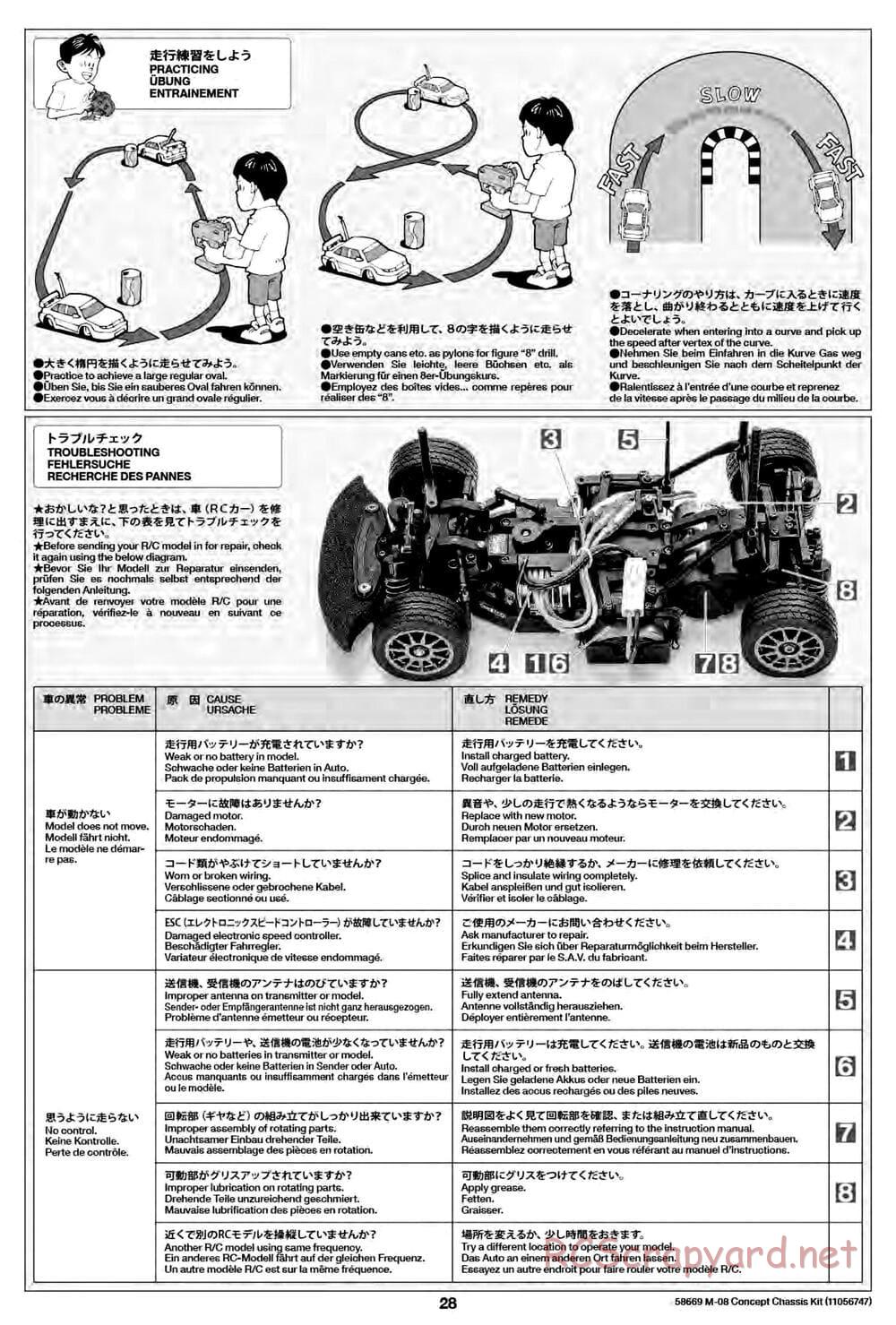 Tamiya - M-08 Concept Chassis - Manual - Page 28