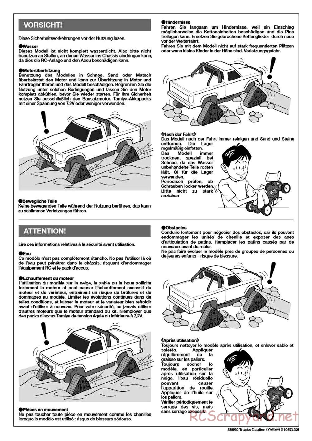Tamiya - Landfreeder Quadtrack - TT-02FT Chassis - Manual - Page 34