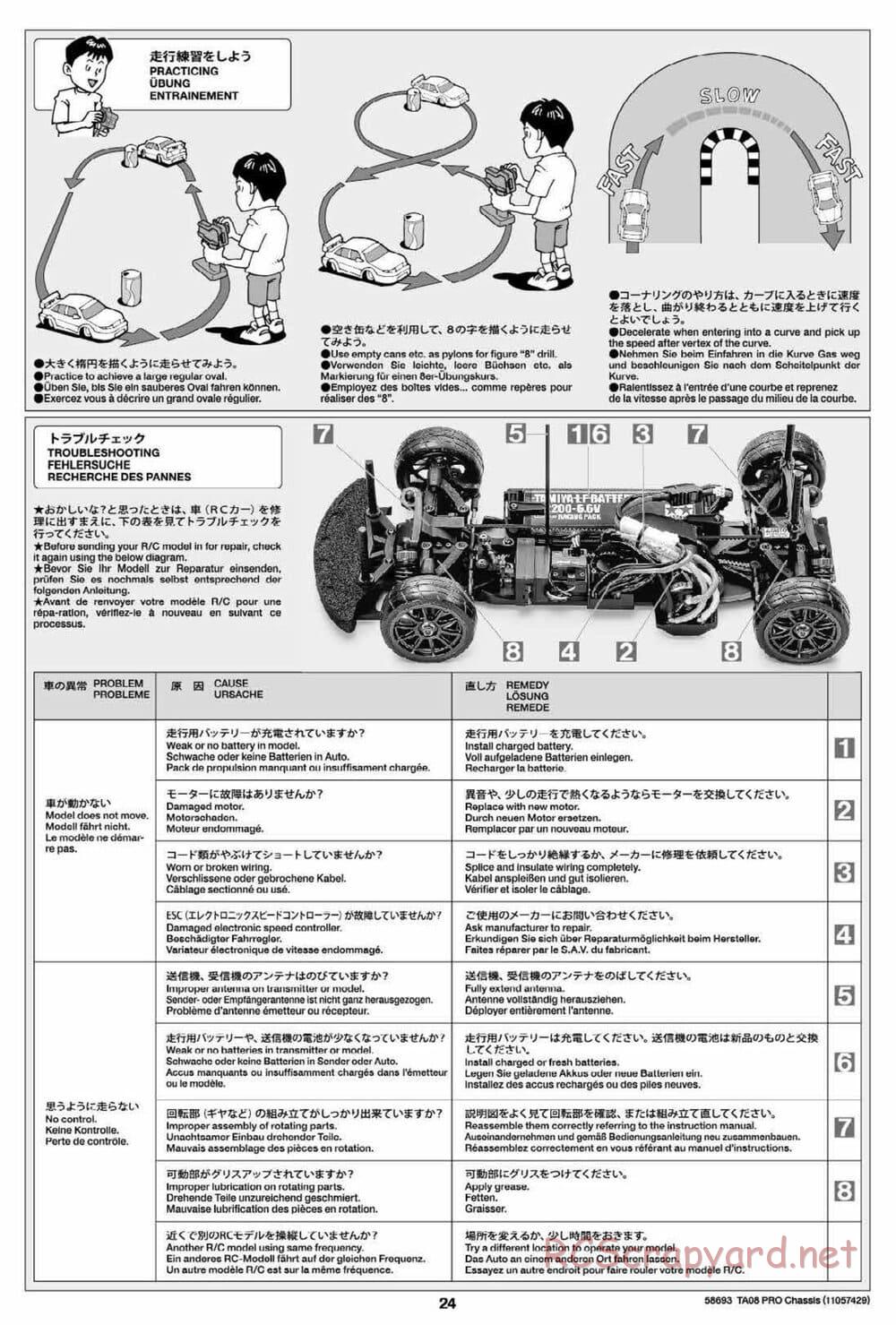 Tamiya - TA08 Pro Chassis - Manual - Page 24