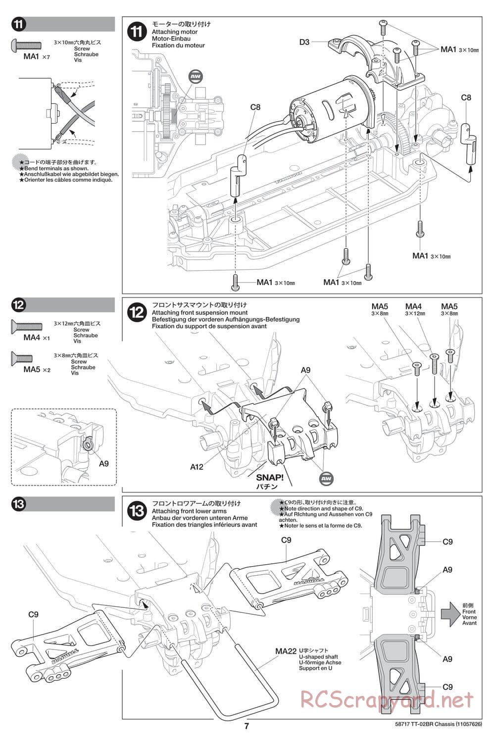 Tamiya - TT-02BR Chassis - Manual - Page 7