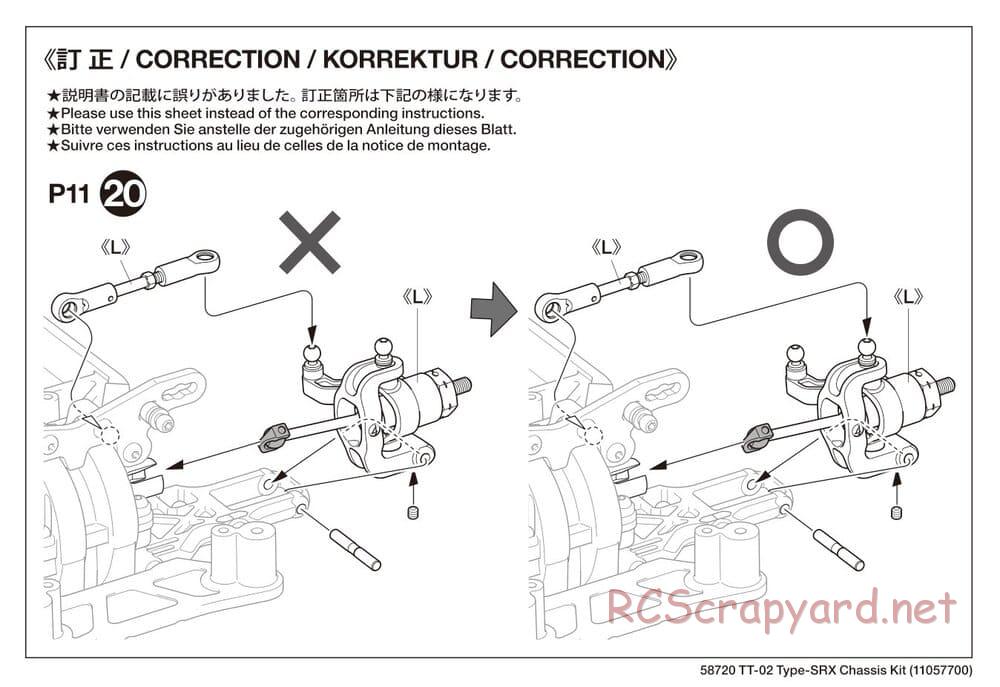 Tamiya - TT-02 Type-SRX Chassis - Manual - Page 28