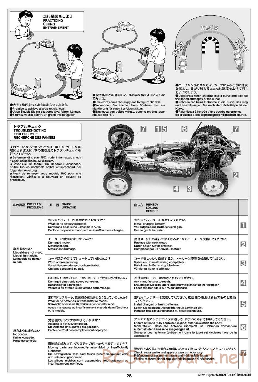Tamiya - Fighter NexGen Buggy - DT-04 Chassis - Manual - Page 29