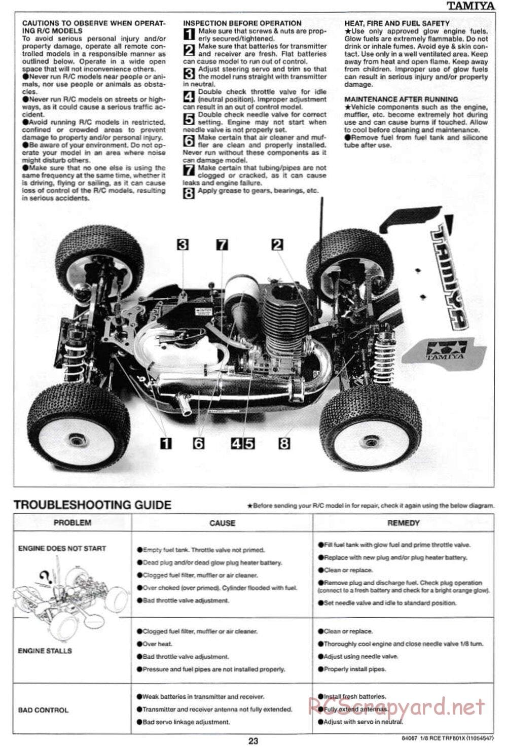 Tamiya - TRF801X Chassis - Manual - Page 23