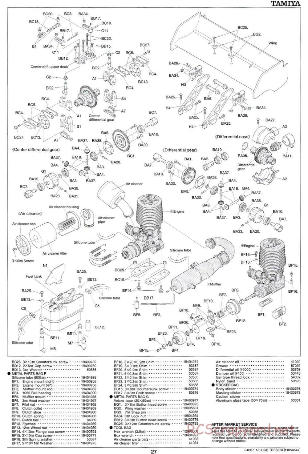 Tamiya - TRF801X Chassis - Manual - Page 27