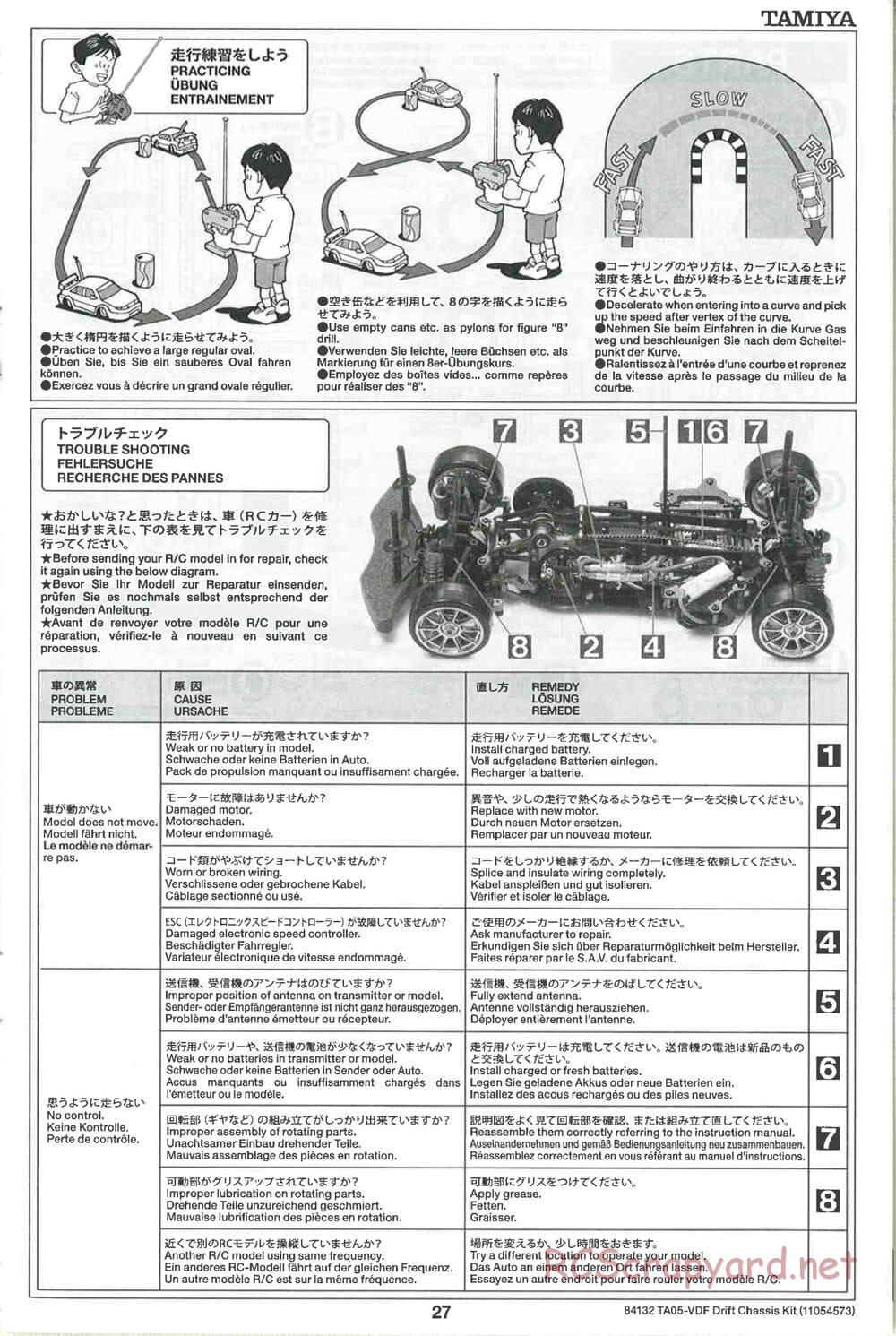 Tamiya - TA05-VDF Drift Spec Chassis - Manual - Page 27