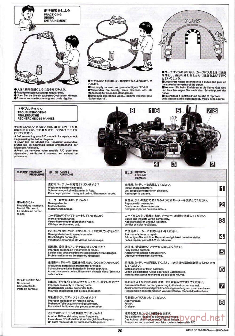 Tamiya - M-06R Chassis - Manual - Page 20
