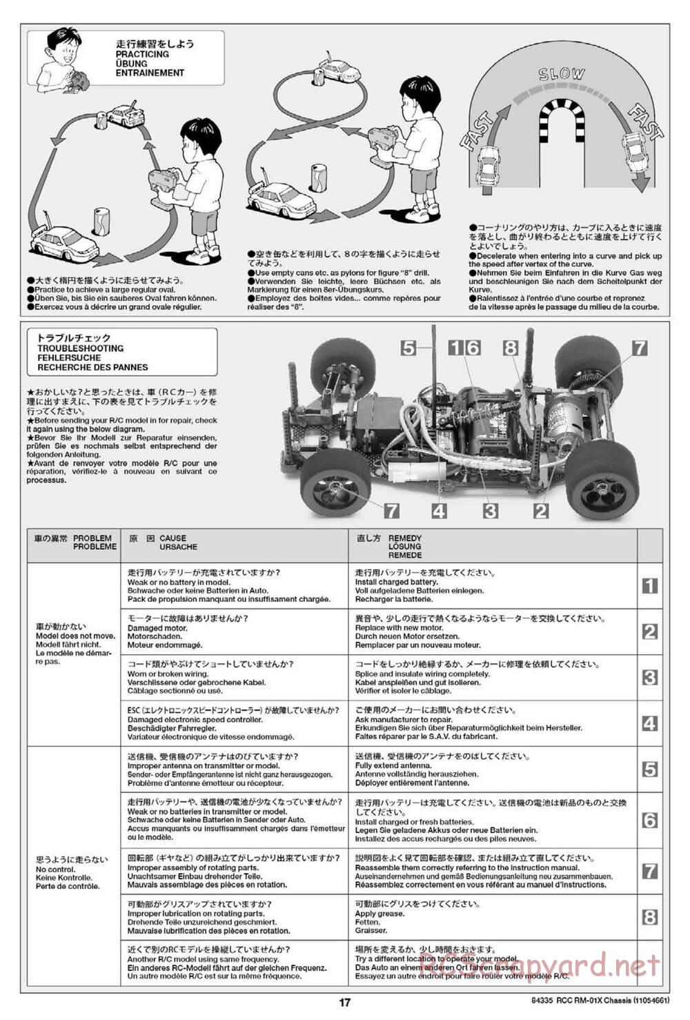 Tamiya - RM-01X Chassis - Manual - Page 17