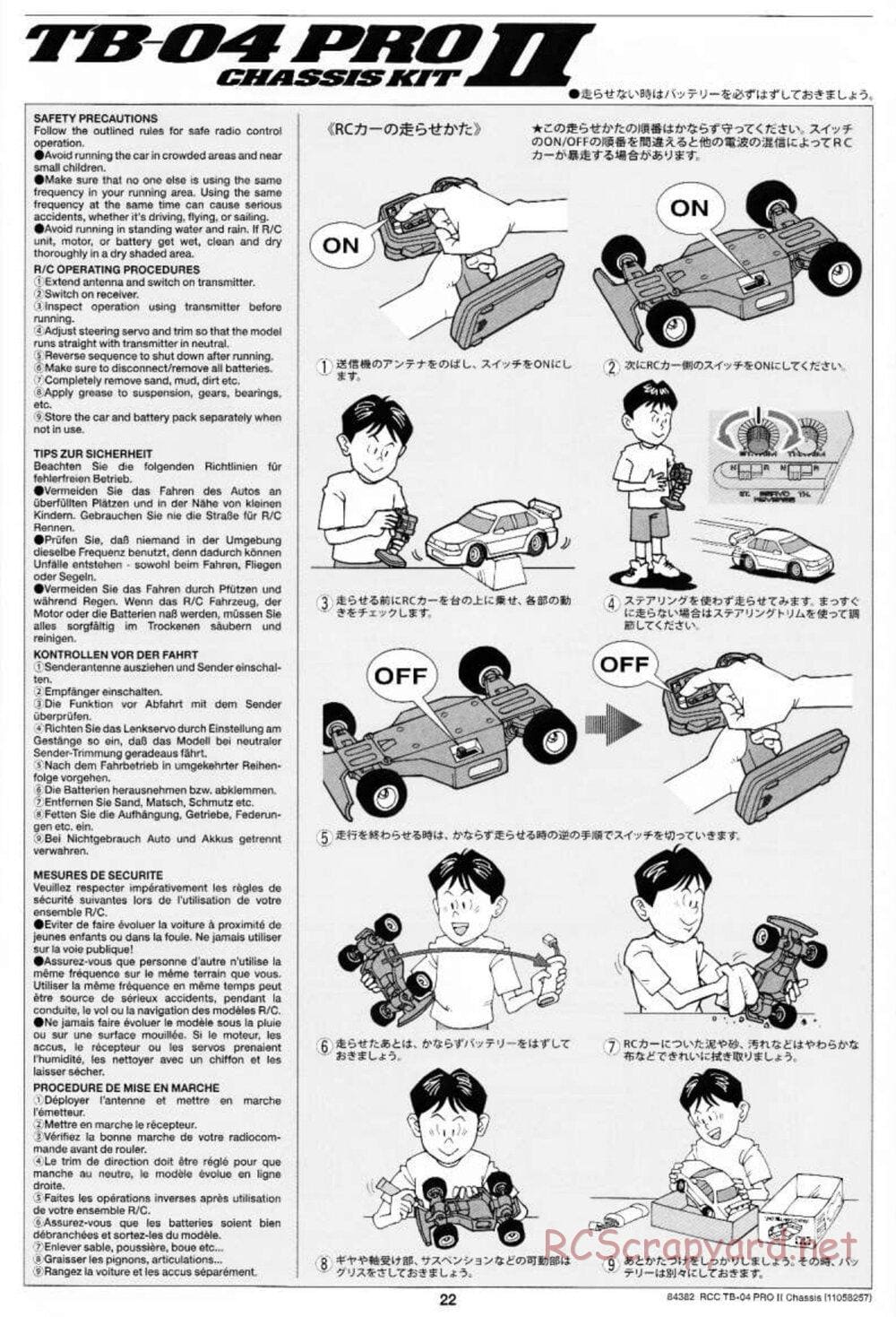 Tamiya - TB-04 Pro II Chassis - Manual - Page 22