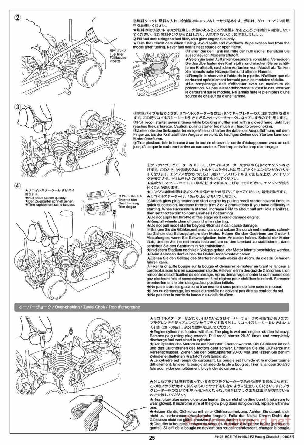 Tamiya - TG10 Mk.2 FZ Racing Chassis - Manual - Page 25