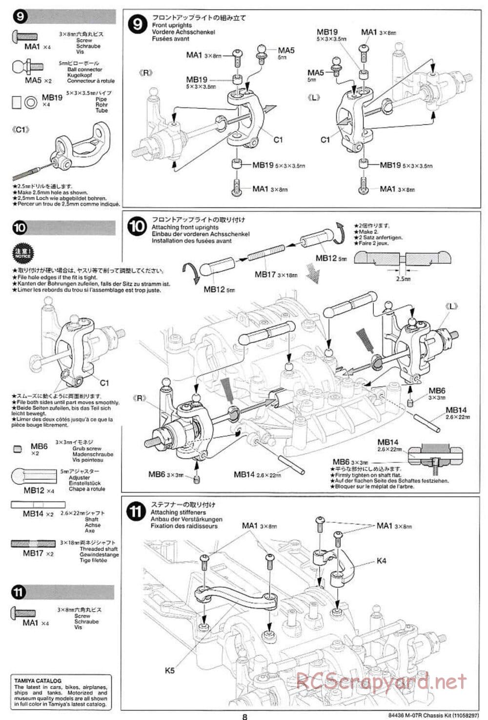Tamiya - M-07R Chassis - Manual - Page 8