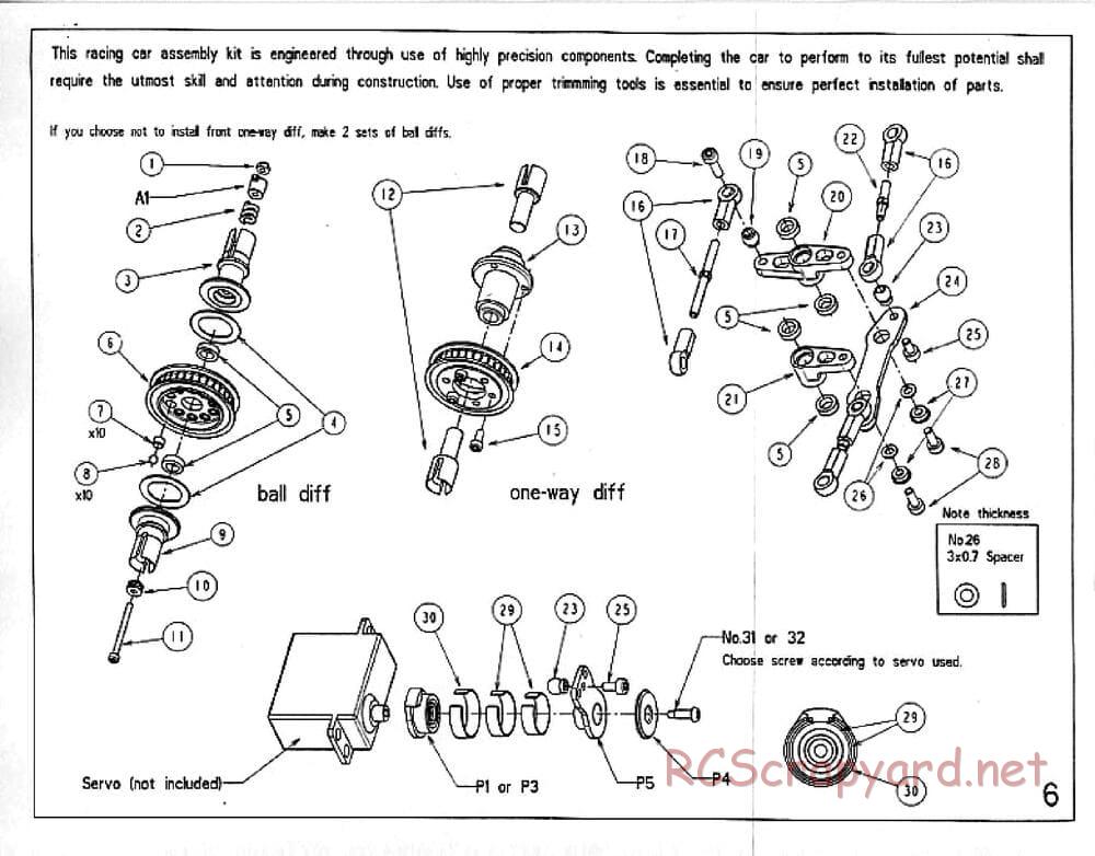 Tamiya - TRF414X Chassis - Manual - Page 6