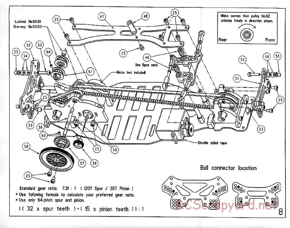 Tamiya - TRF414X Chassis - Manual - Page 8