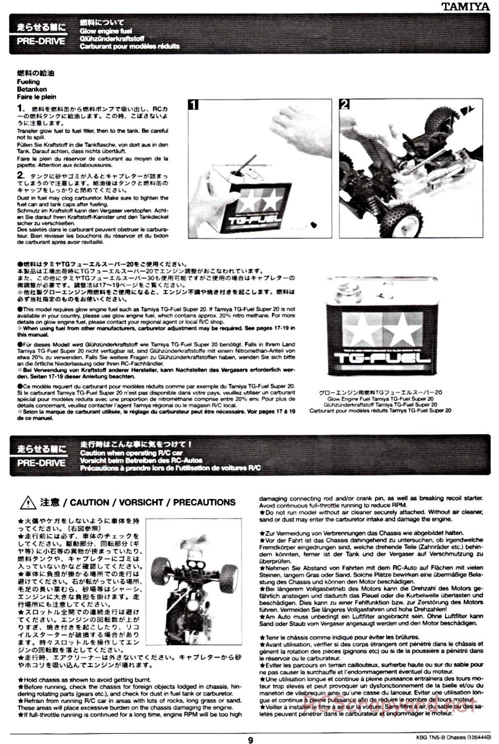 Tamiya - TNS-B Chassis - Manual - Page 9