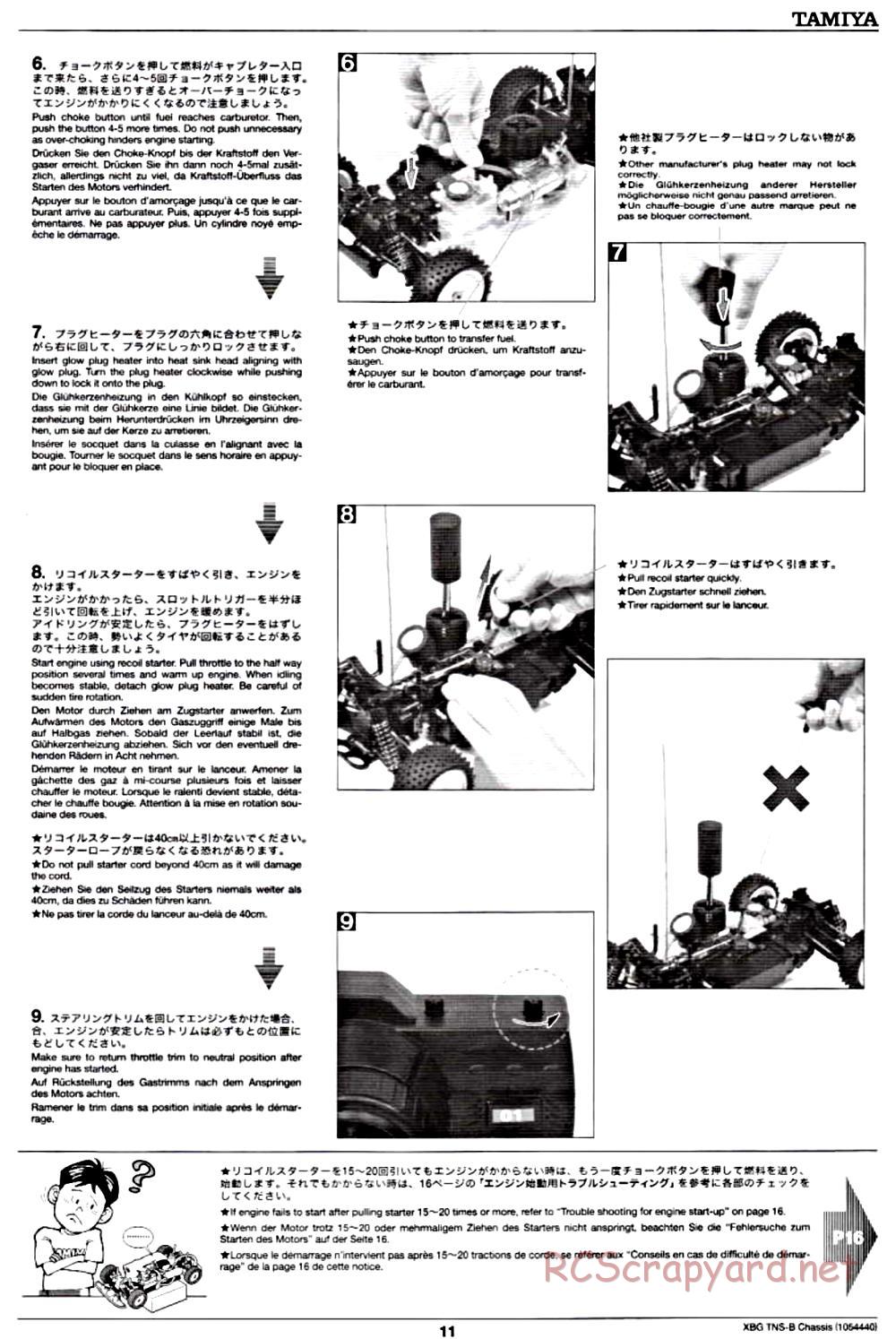 Tamiya - TNS-B Chassis - Manual - Page 11