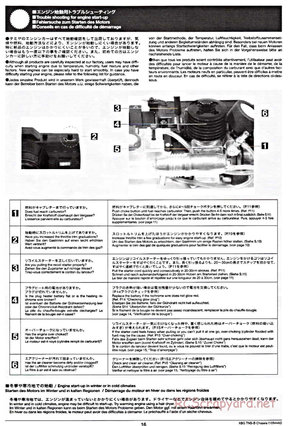 Tamiya - TNS-B Chassis - Manual - Page 16