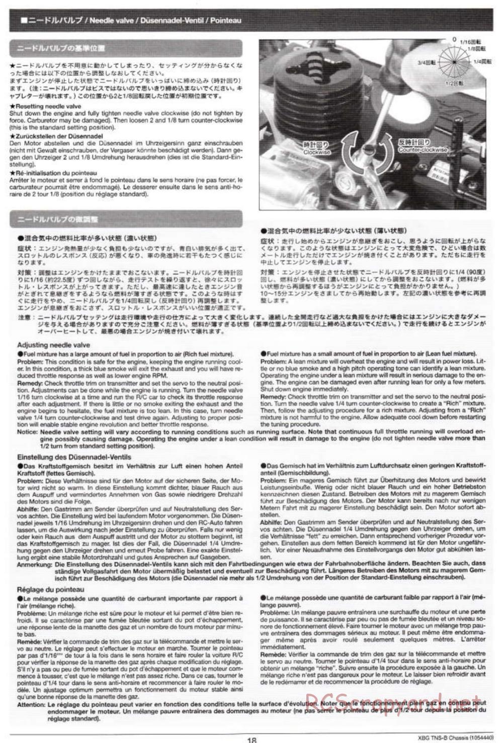 Tamiya - TNS-B Chassis - Manual - Page 18