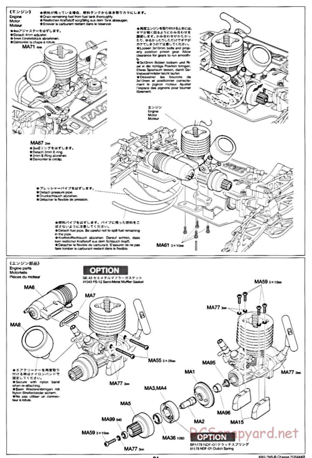 Tamiya - TNS-B Chassis - Manual - Page 24