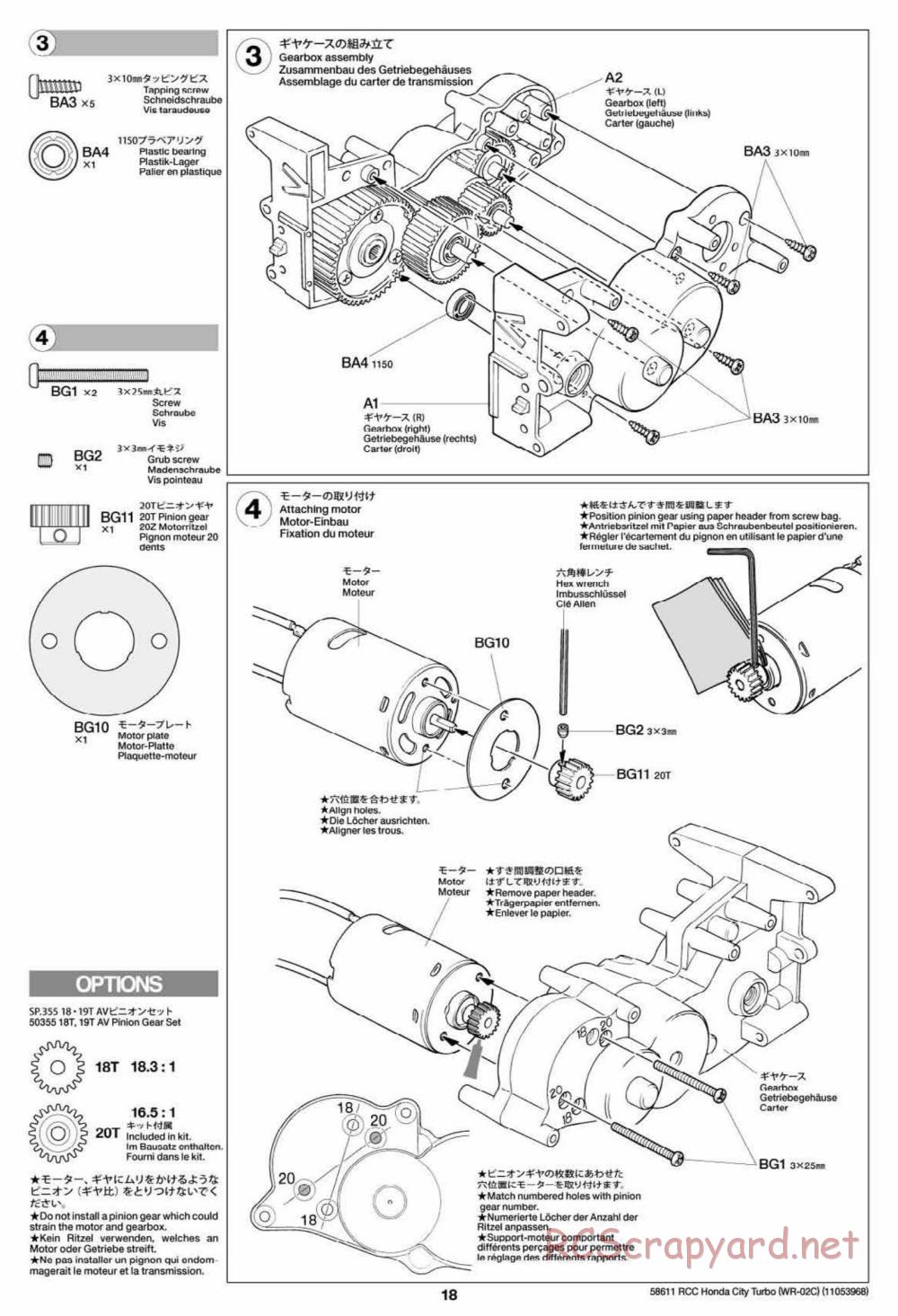 Tamiya - WR-02C Chassis - Manual - Page 18