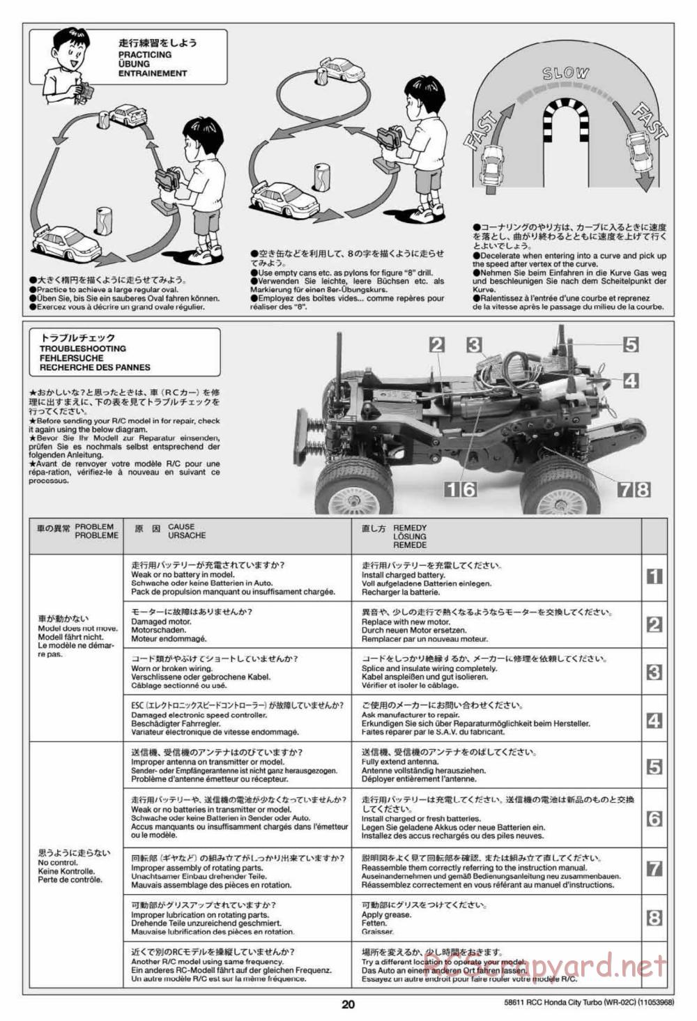 Tamiya - WR-02C Chassis - Manual - Page 20