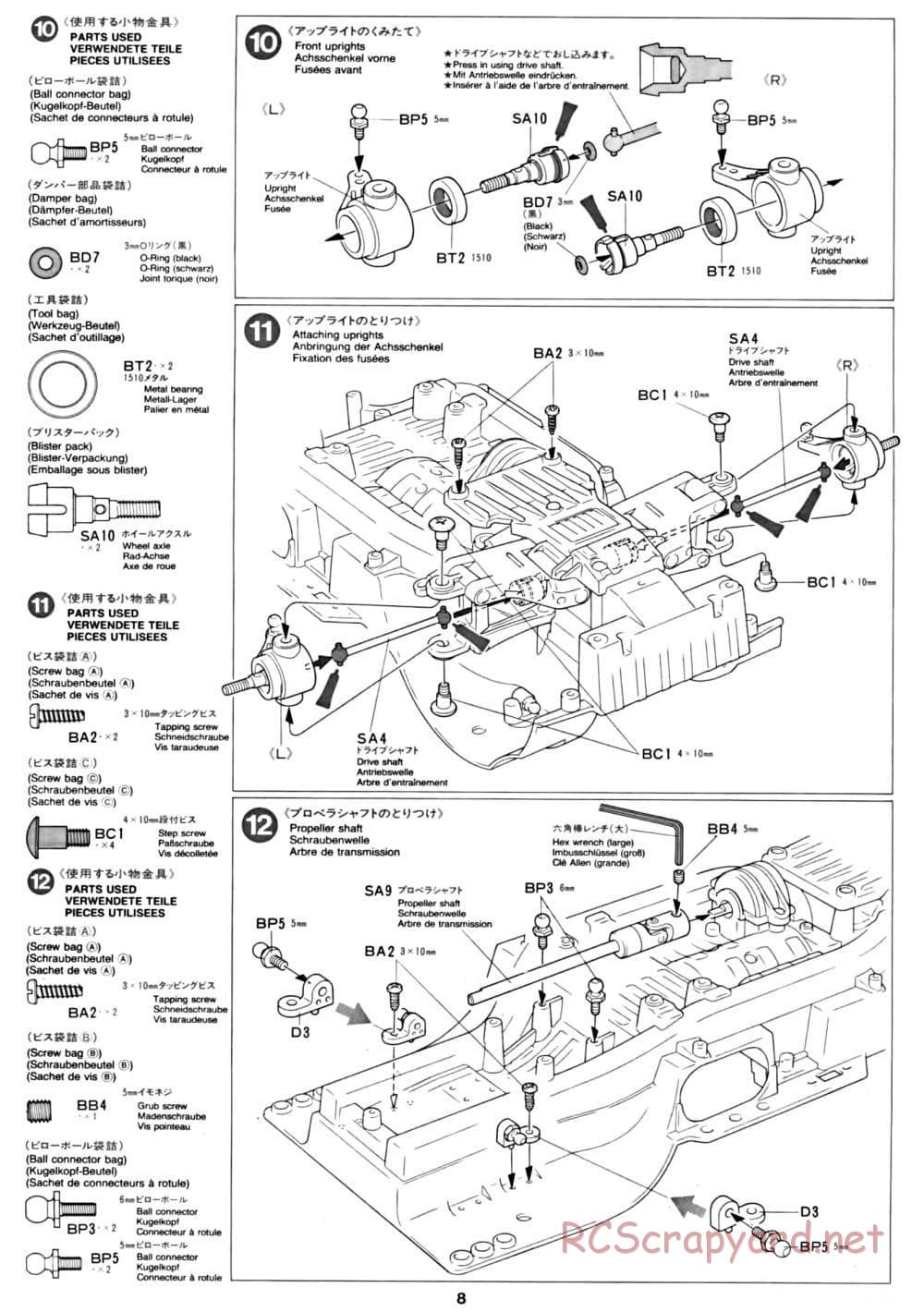 Tamiya - CC-01 Chassis - Manual - Page 8