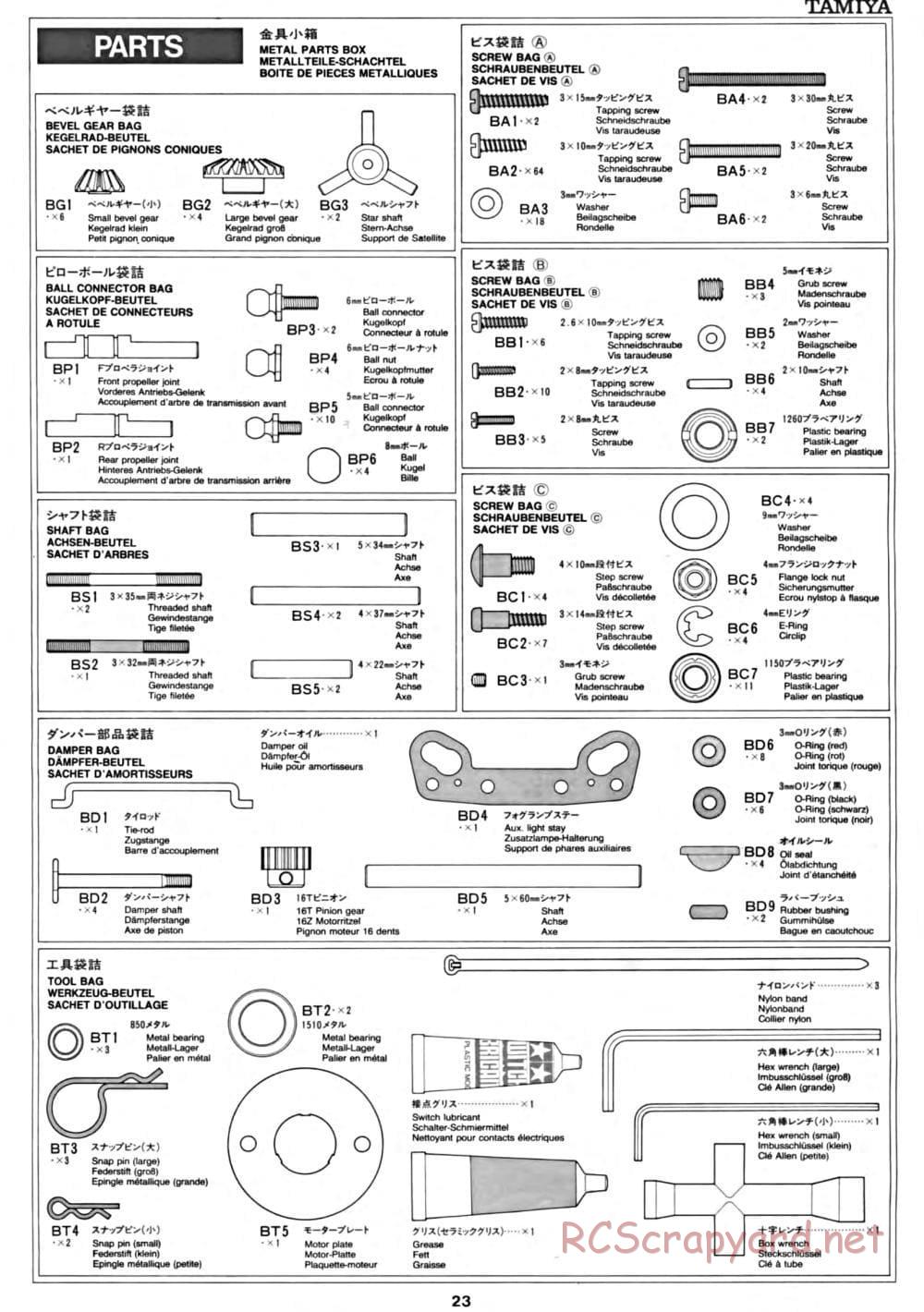 Tamiya - CC-01 Chassis - Manual - Page 23