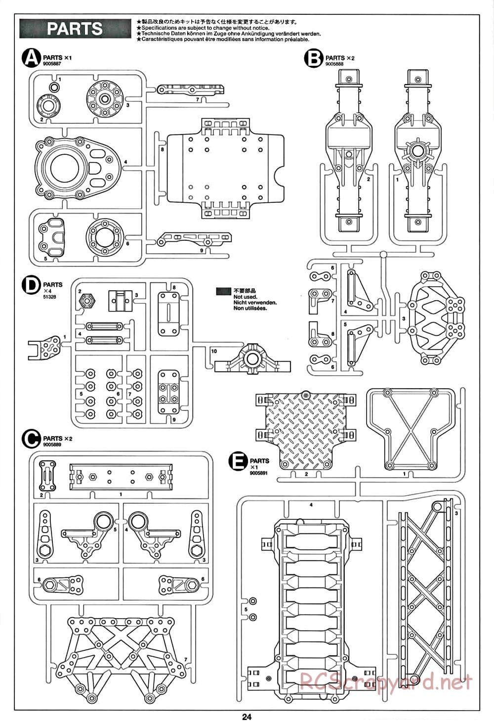 Tamiya - CR-01 Chassis - Manual - Page 24