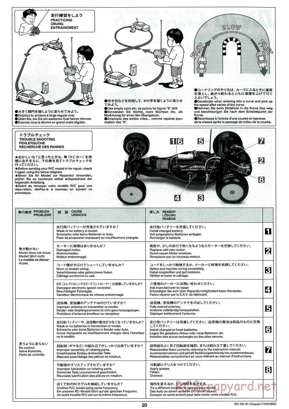Tamiya - DN-01 Chassis - Manual - Page 20