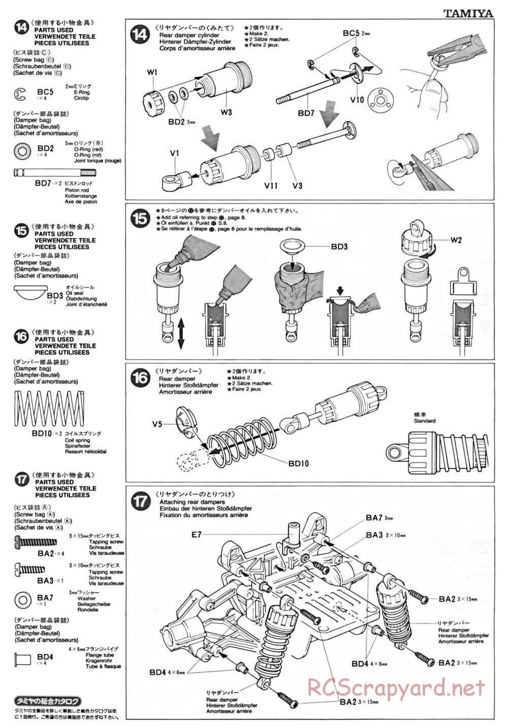 Tamiya - FF-01 Chassis - Manual - Page 9