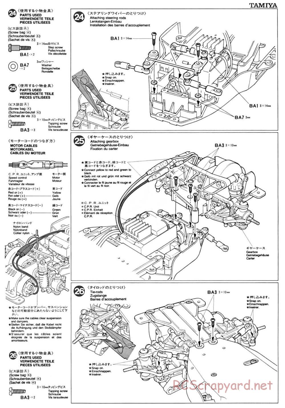 Tamiya - FF-01 Chassis - Manual - Page 13