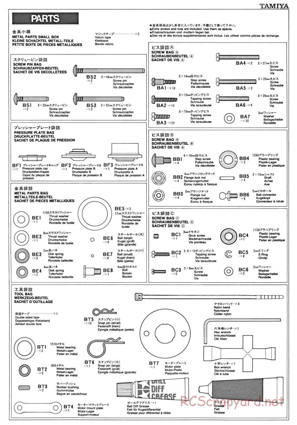 Tamiya - FF-01 Chassis - Manual - Page 23