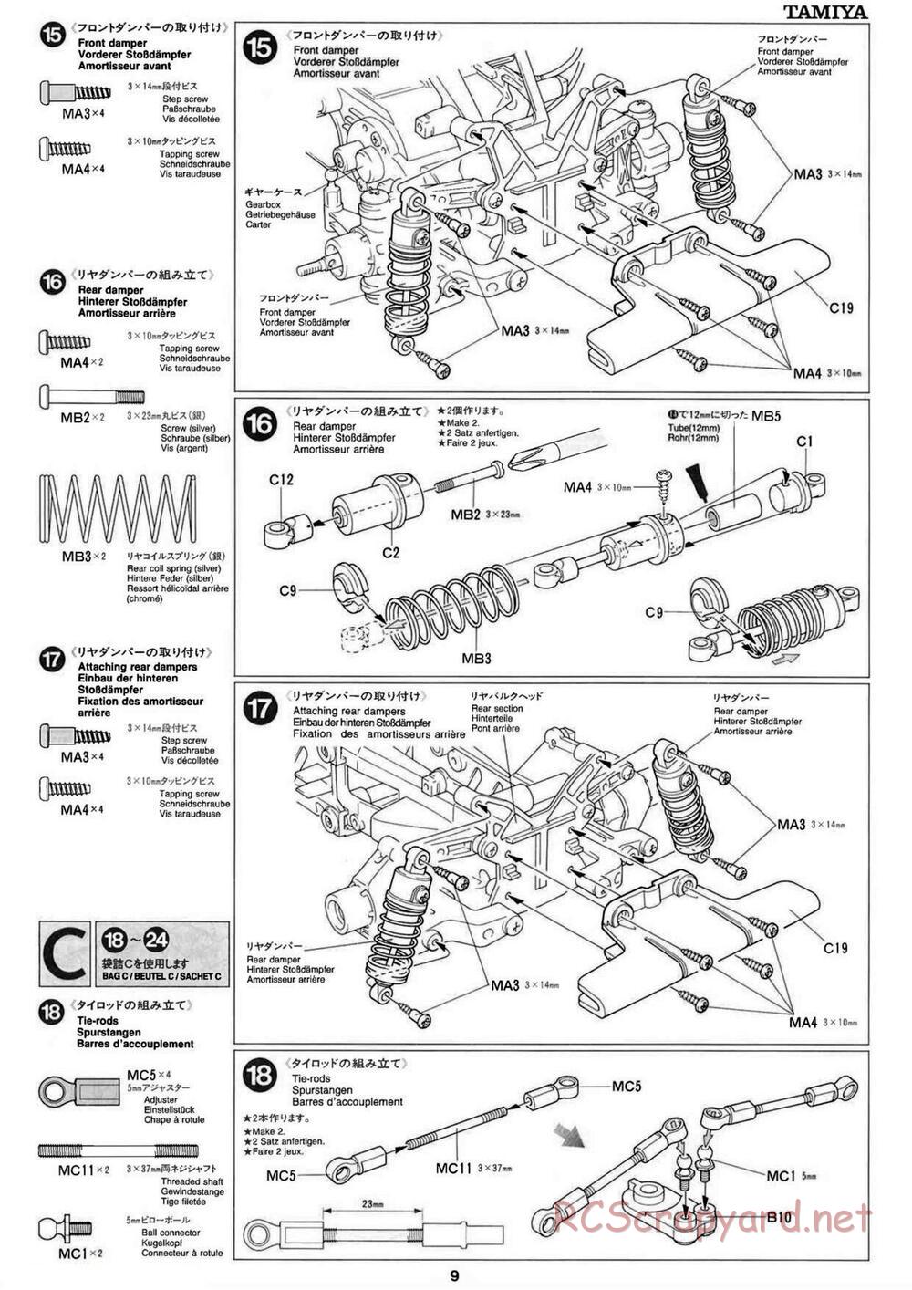 Tamiya - FF-02 Chassis - Manual - Page 9