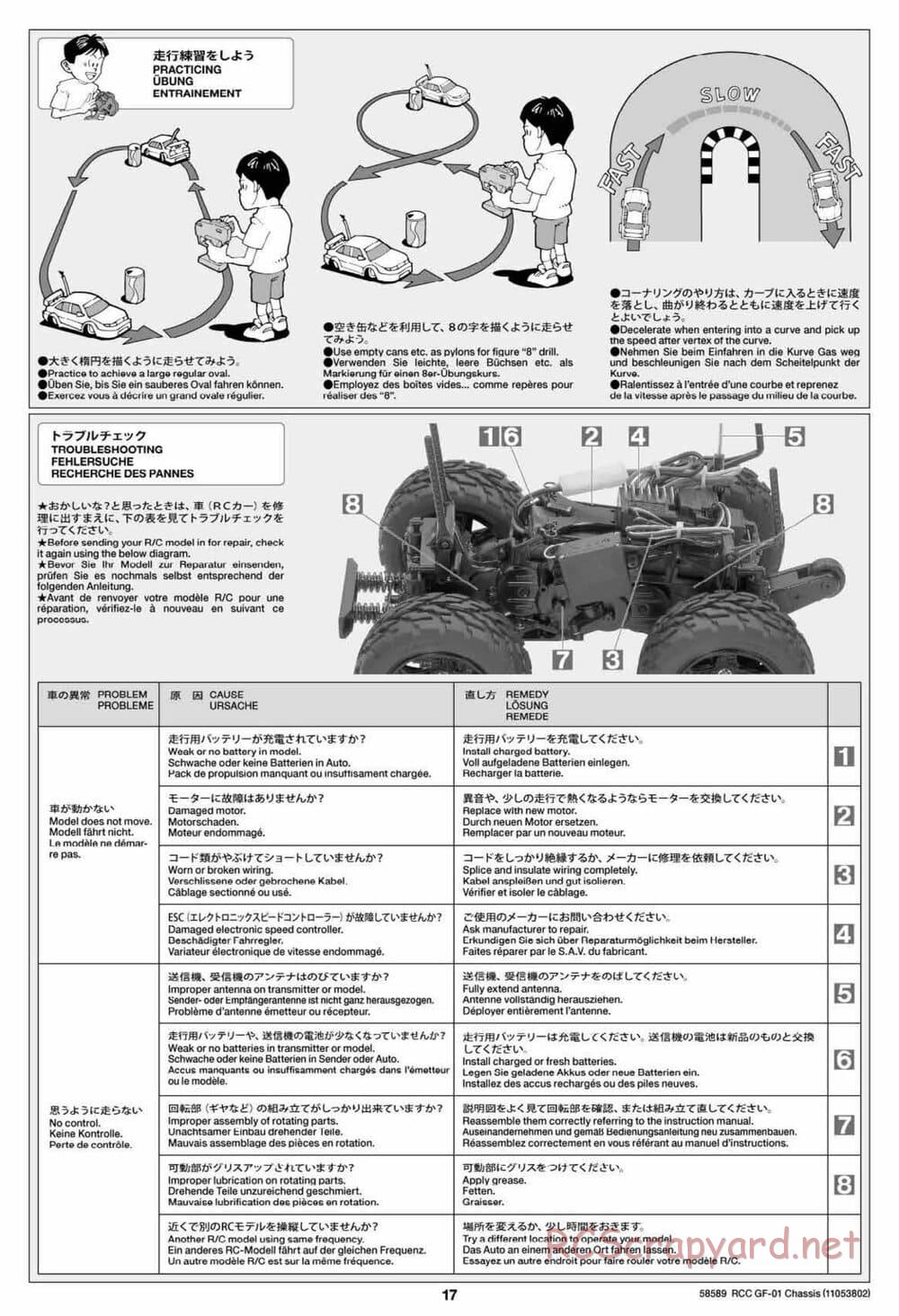 Tamiya - GF-01 Chassis - Manual - Page 17