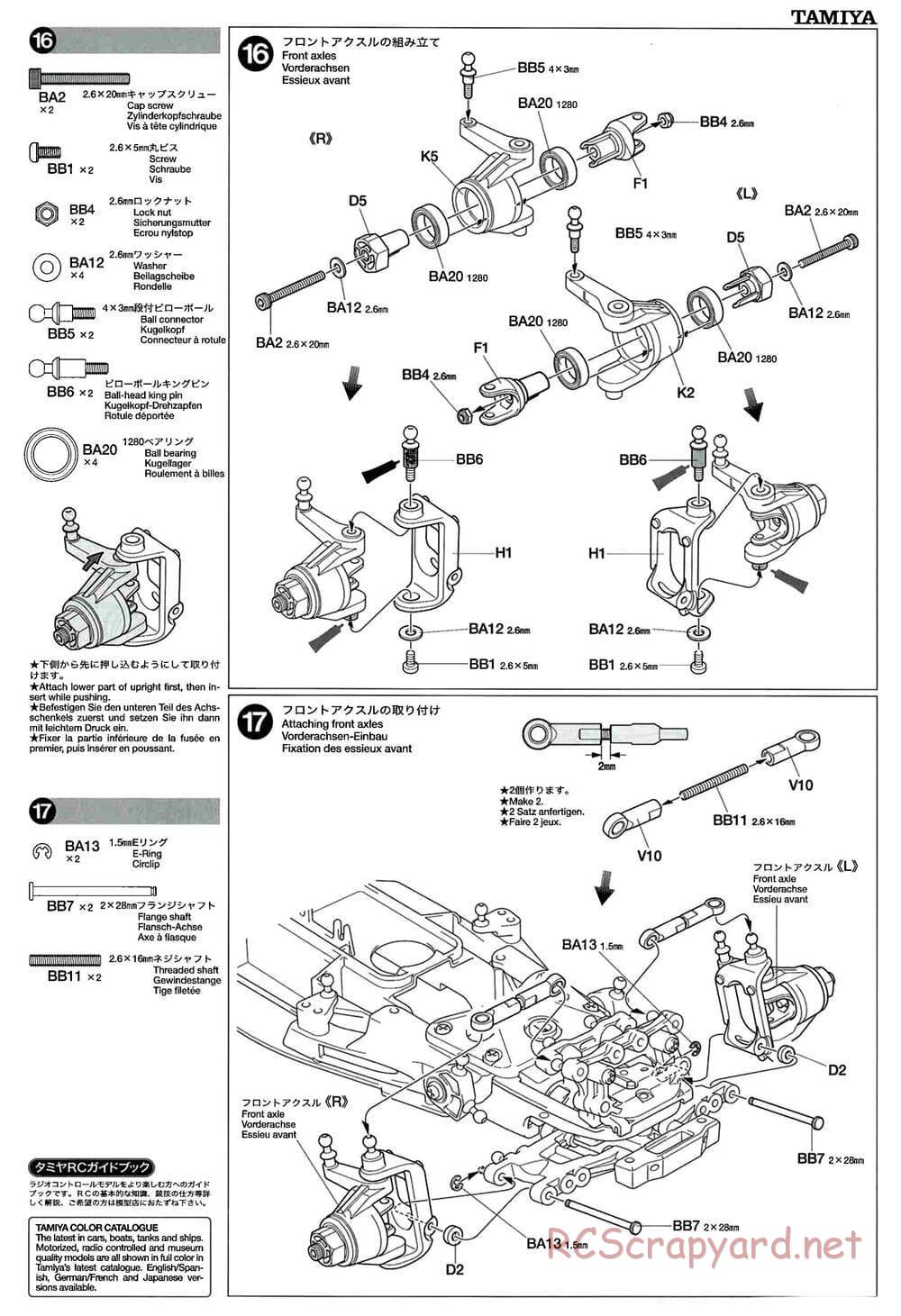 Tamiya - GT-01 Chassis - Manual - Page 11