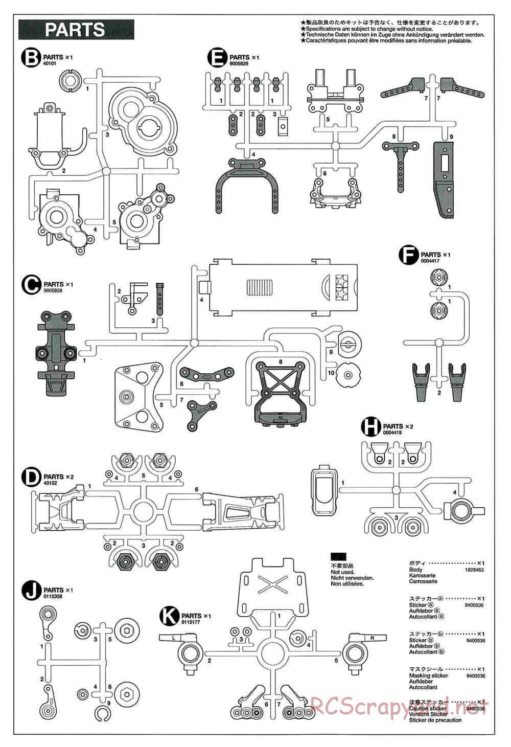 Tamiya - GT-01 Chassis - Manual - Page 19