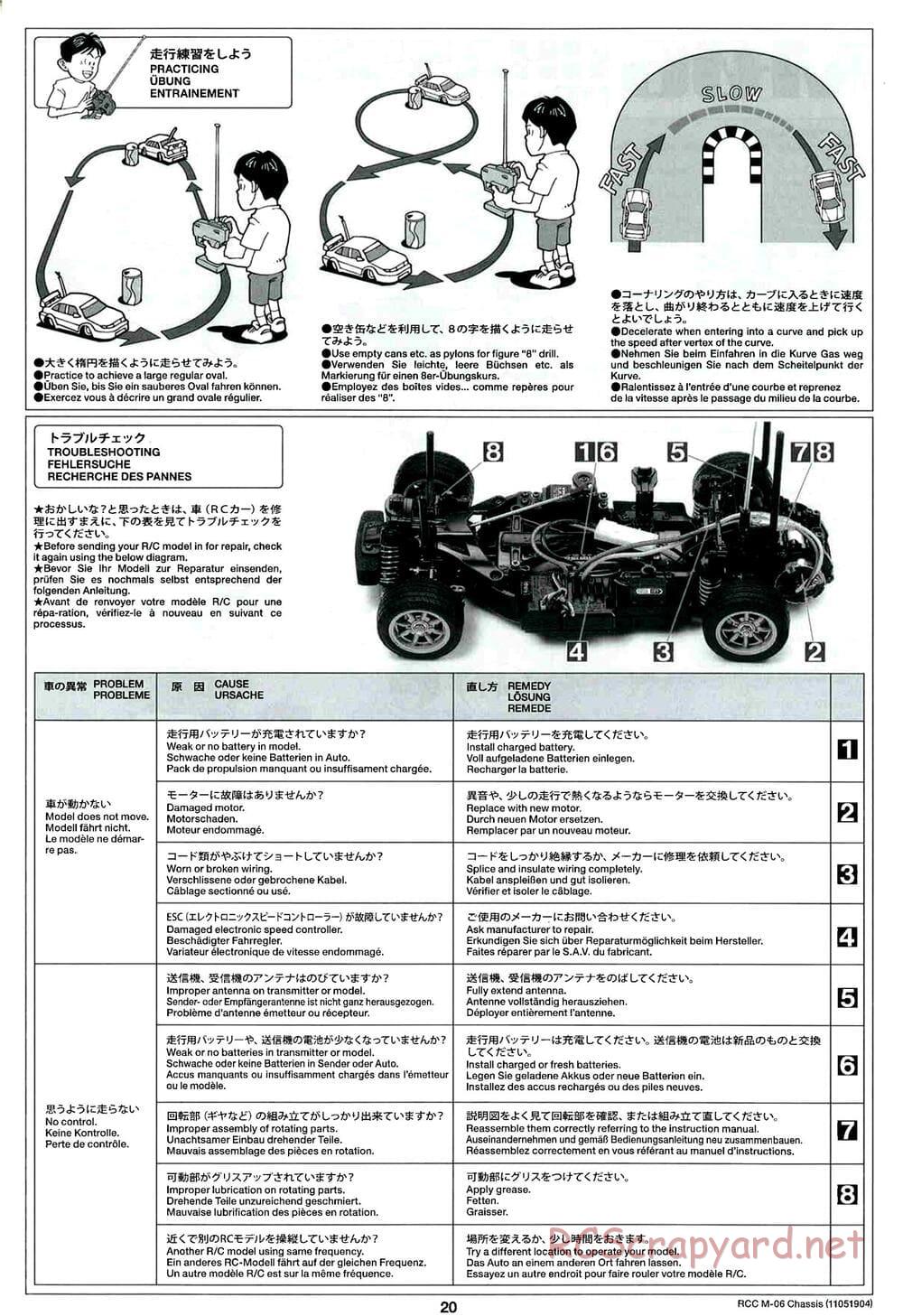 Tamiya - M-06 Chassis - Manual - Page 20