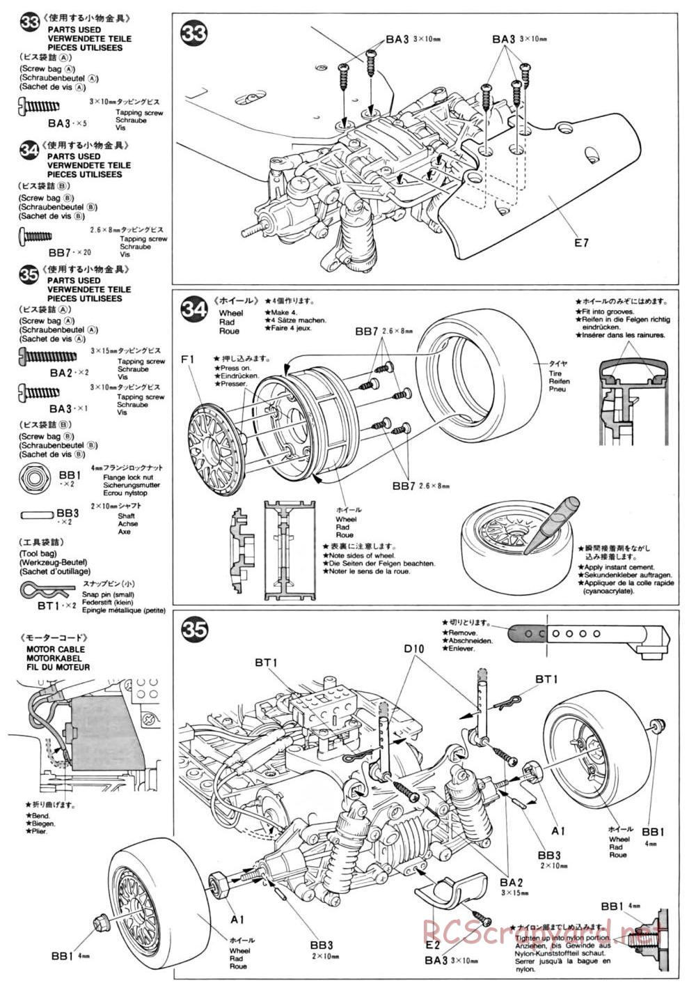 Tamiya - TA-01 Chassis - Manual - Page 13