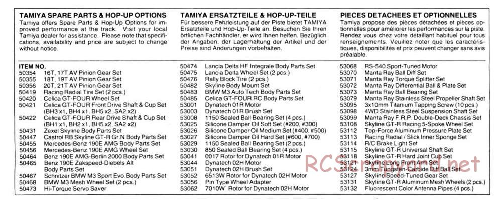 Tamiya - TA-01 Chassis - Manual - Page 18