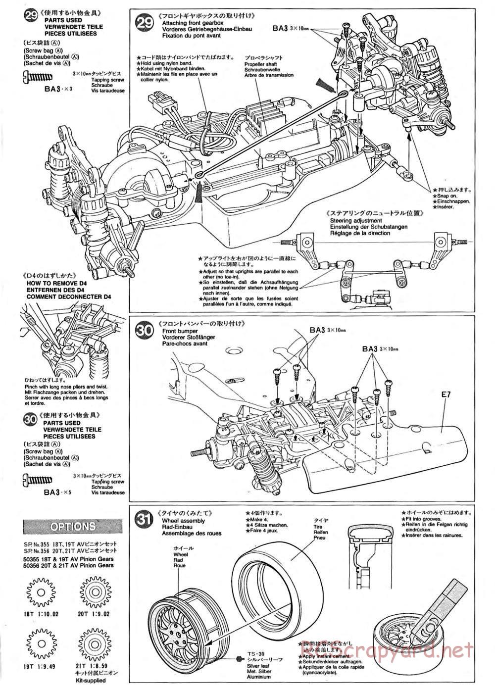 Tamiya - TA-02 Chassis - Manual - Page 11