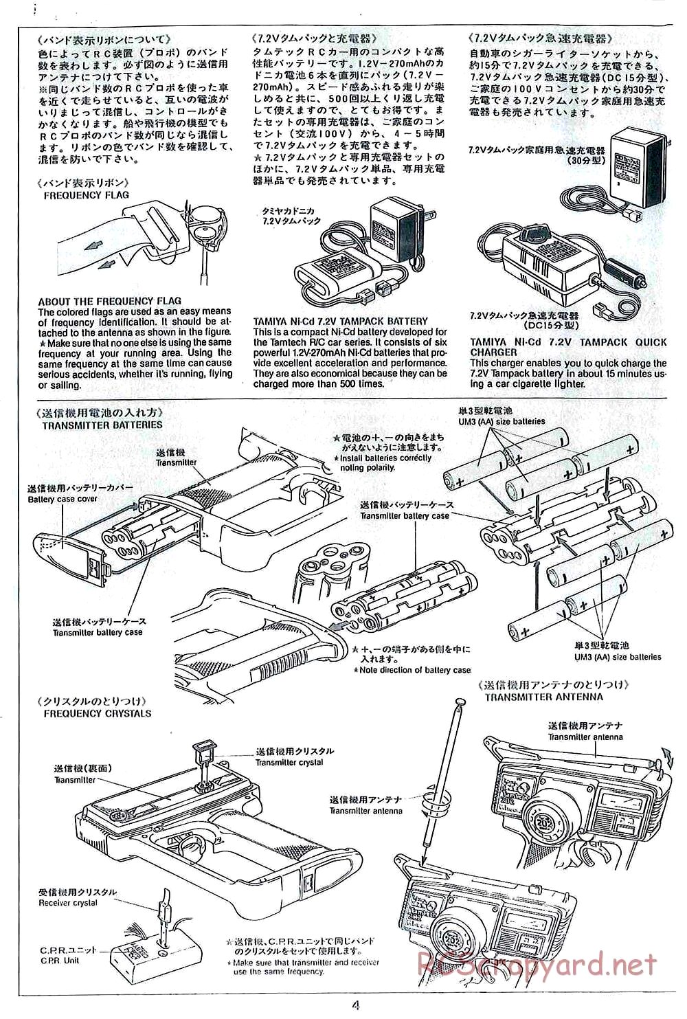 Tamiya - TamTech - F1 Chassis - Manual - Page 4