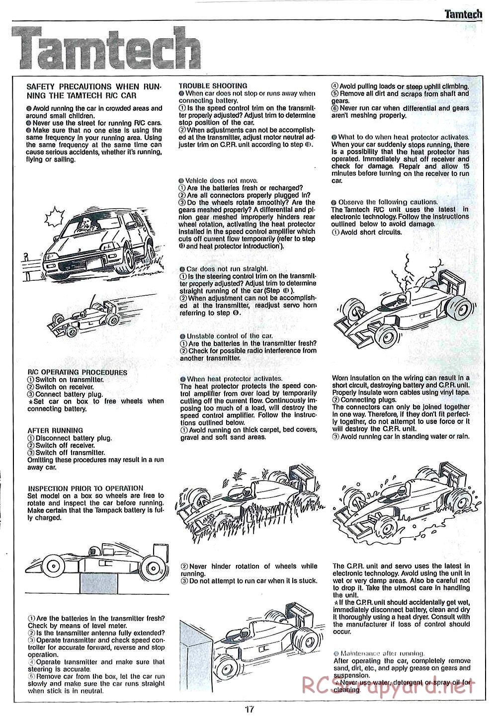 Tamiya - TamTech - F1 Chassis - Manual - Page 14