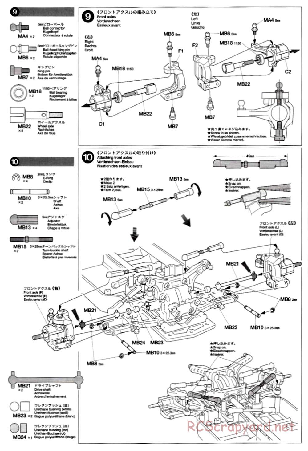 Tamiya - TB-02 Chassis - Manual - Page 8