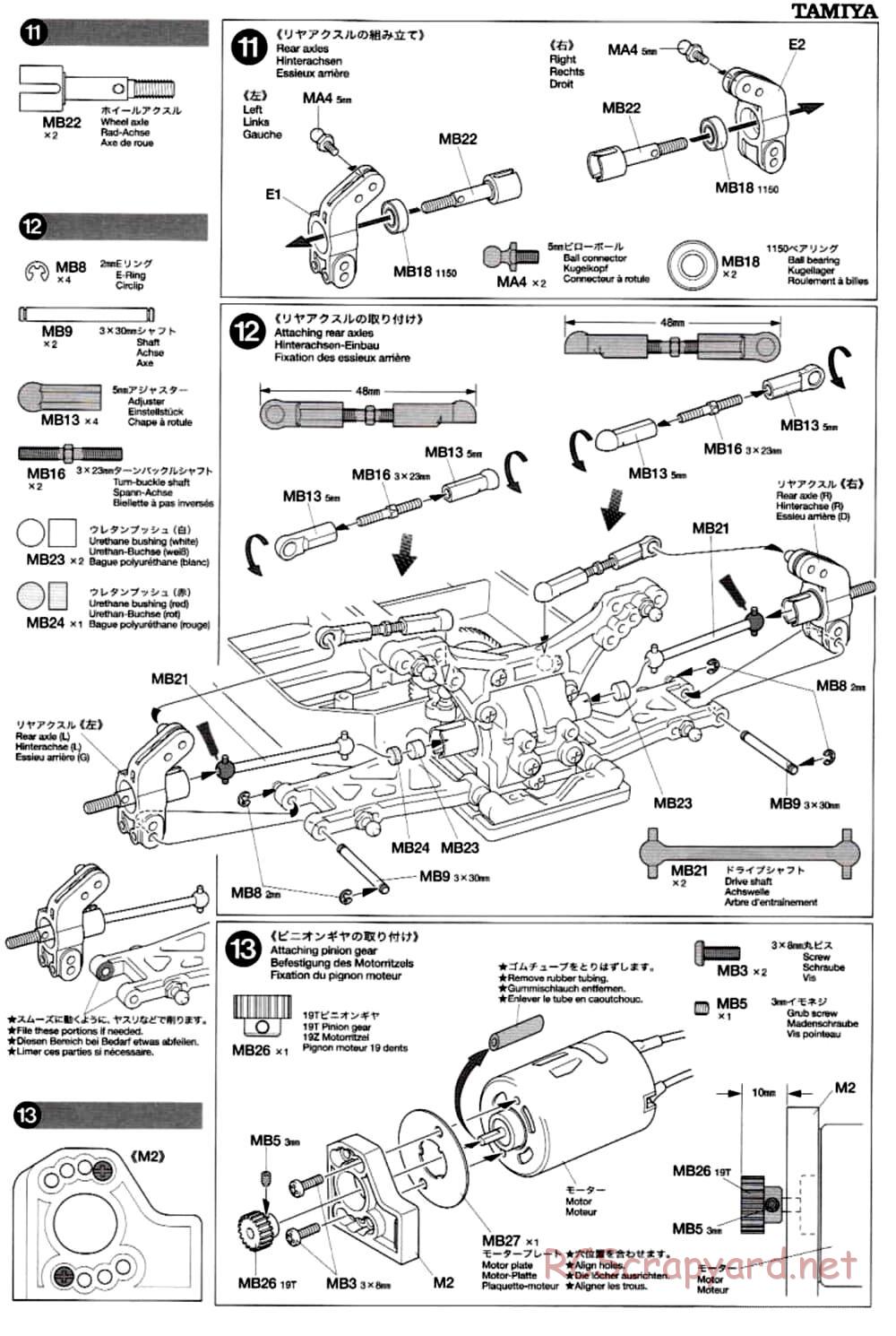 Tamiya - TB-02 Chassis - Manual - Page 9
