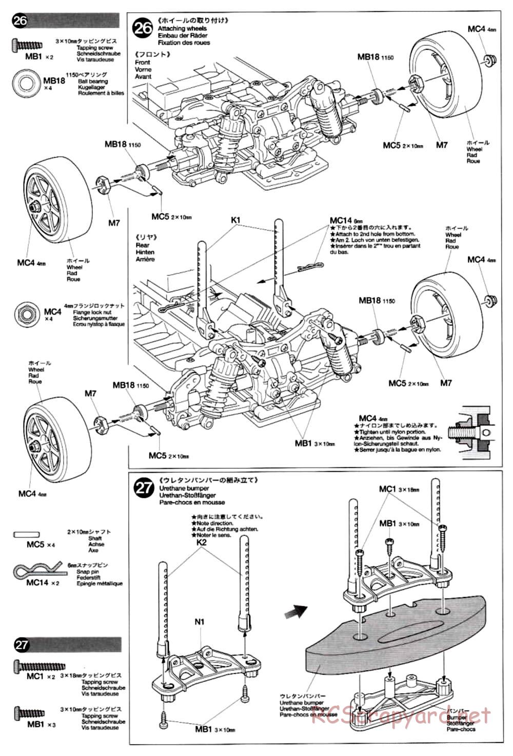 Tamiya - TB-02 Chassis - Manual - Page 16