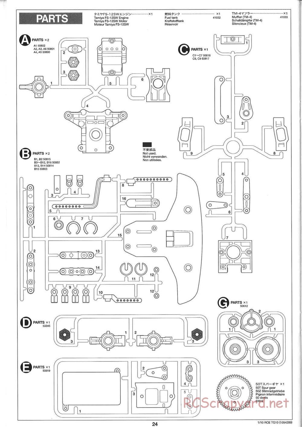 Tamiya - TG10 Mk.1 Chassis - Manual - Page 24