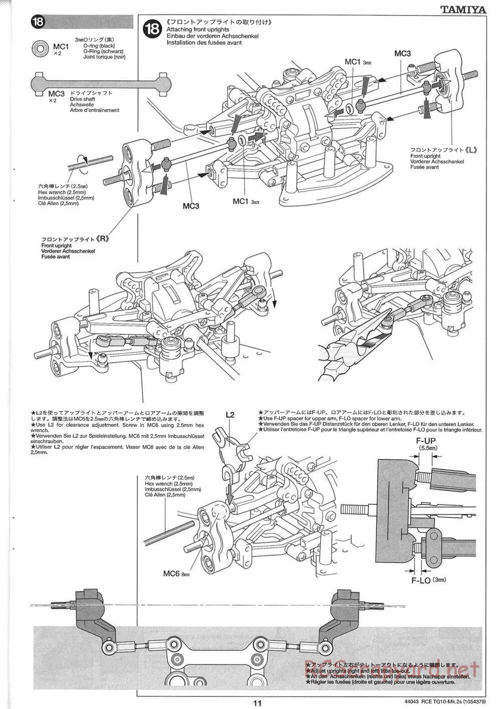 Tamiya - TG10 Mk.2s Chassis - Manual - Page 12