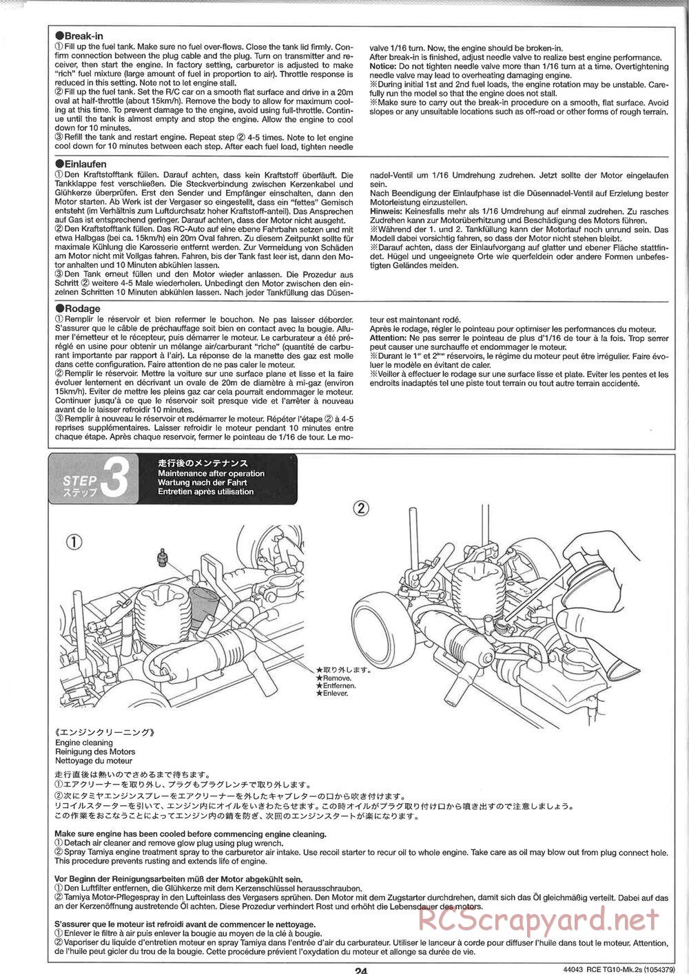 Tamiya - TG10 Mk.2s Chassis - Manual - Page 25