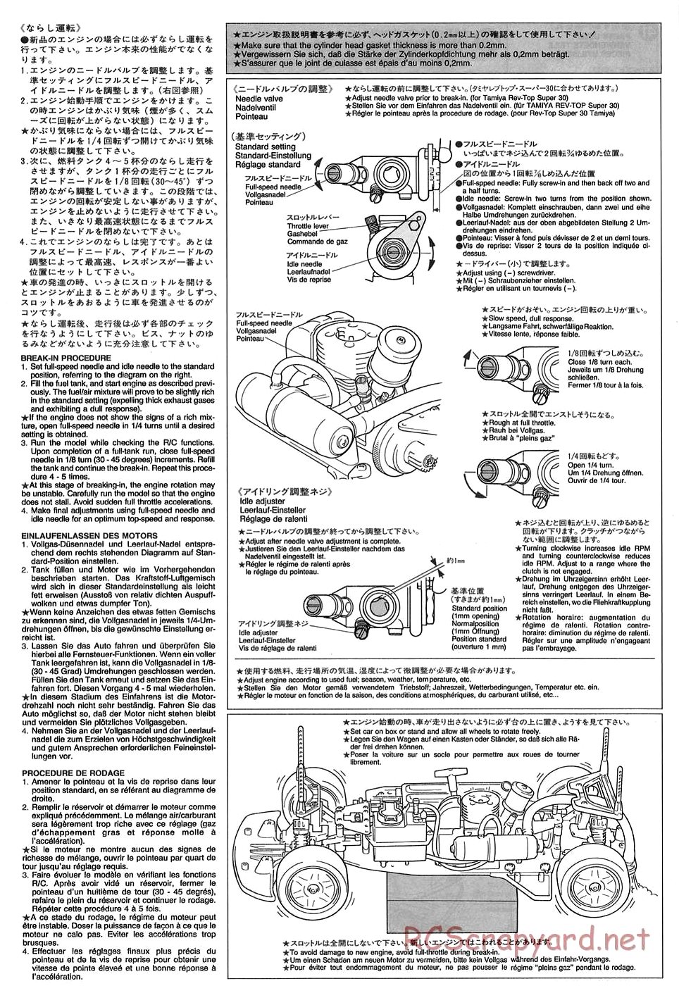 Tamiya - TGX Mk.1 Chassis - Manual - Page 19