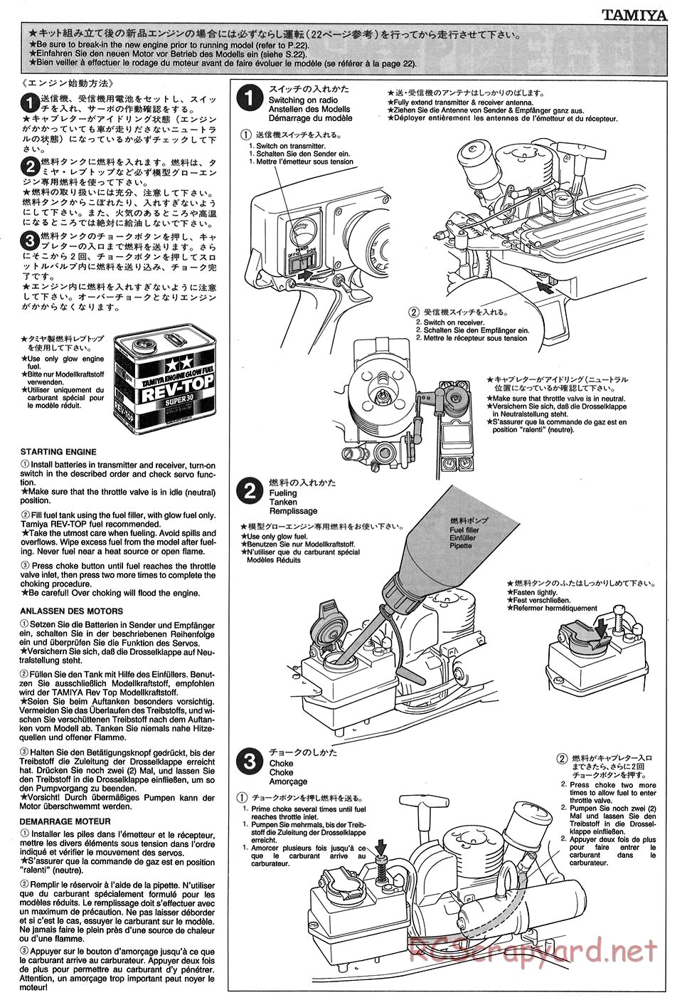 Tamiya - TGX Mk.1 Chassis - Manual - Page 20