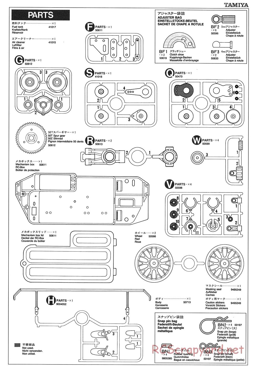 Tamiya - TGX Mk.1 Chassis - Manual - Page 26